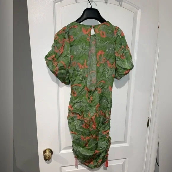 🔥 NWT 🔥 CLEOBELLA Revolve Kamila Mini Dress in Abstract Print Size XS 💕 - Picture 10 of 14